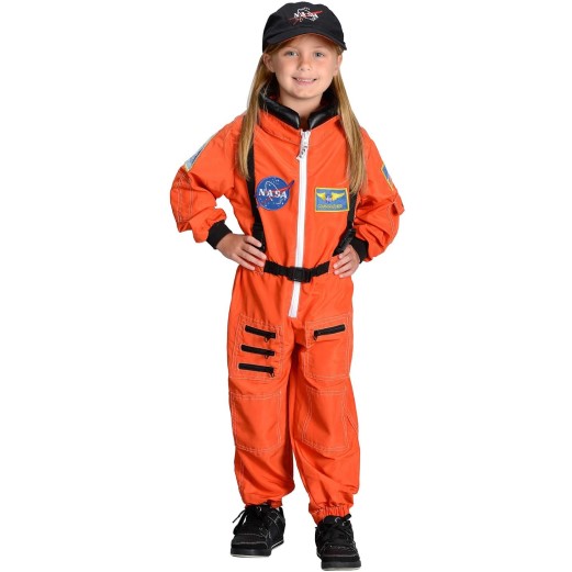 Jr. Astronaut Suit Orange 6-12 Months